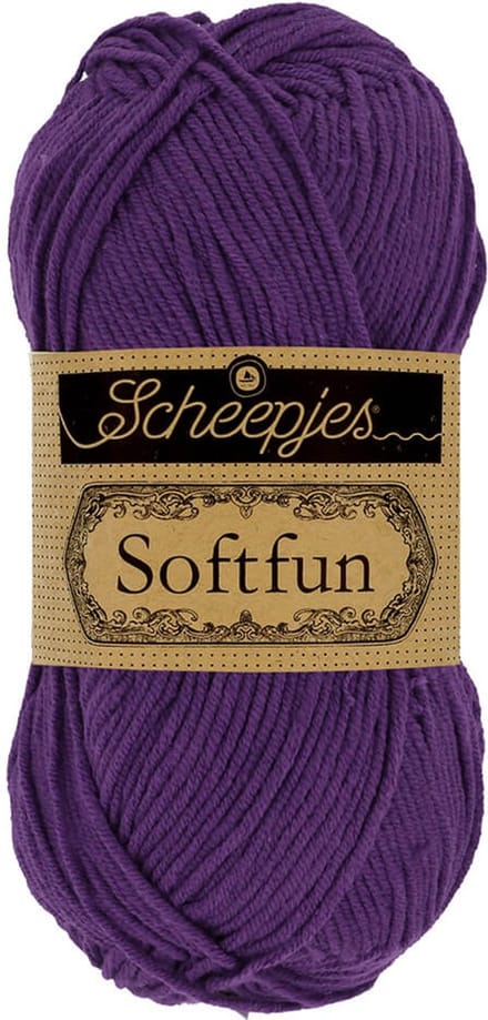 Scheepjes Softfun 50g - 2515 Deep Violet