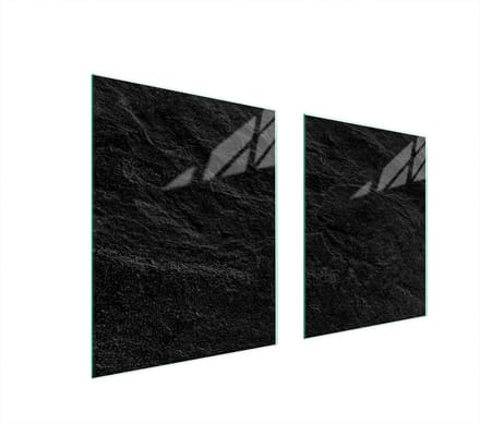 TMK ArtDeko - Serie - Beschermplaat Glas - 85x52cm - Elegant - Veelzijdig