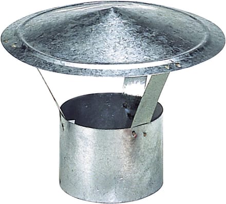 Verzinkte Afdekking voor Ovenpijp 200mm