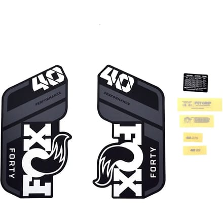 Decalset Fox 2021, 40, P-S, Logo, Fork