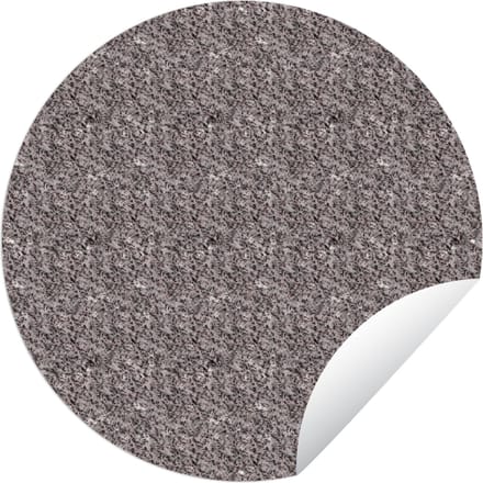 Tuincirkel Graniet - Patroon - Structuur - 60x60 cm - Ronde Tuinposter - Buiten