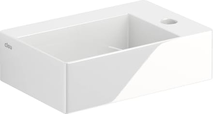 Clou Flush fontein 35.5x24.5cm inclusief plug met kraangat keramiek glanzend wit