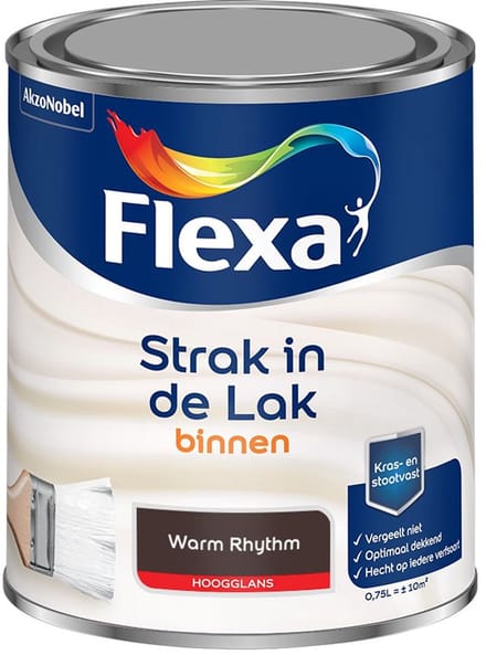 Flexa - Strak In De Lak Binnenlak Hoogglans - Warm Rhythm - Mengverf - 750 Ml