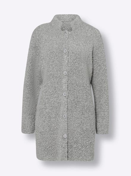 Lang gebreid vest