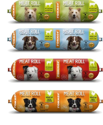 Mixverpakking Fokker Meat Rolls hondensnacks