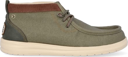 HEYDUDE - Wally Mid GripR Workwear Heren Instappers Dusty Olive - Maat 42