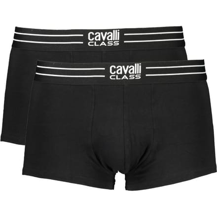 CAVALLI CLASS Boxers 2-Pack Zwart Maat M