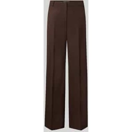 wide fit broek met viscose