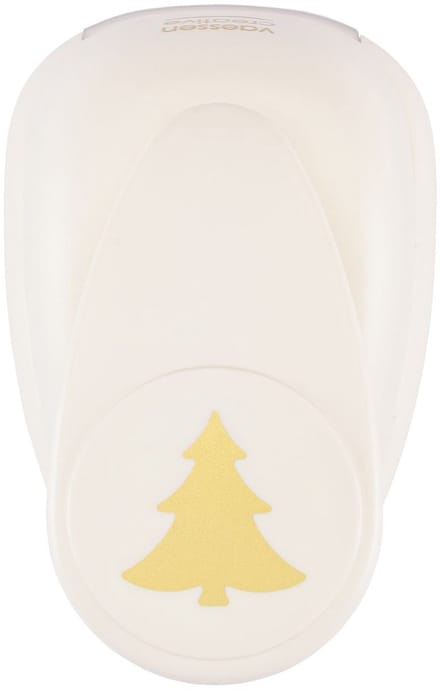 Vaessen Creative Pons - Figuurpons - Dennenboom - 4,3 x 4,5 cm