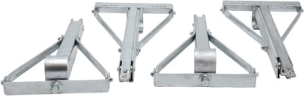 Set van 4 Winterhoff uitdraaisteunen - maximaal draagvermogen: 450 kg