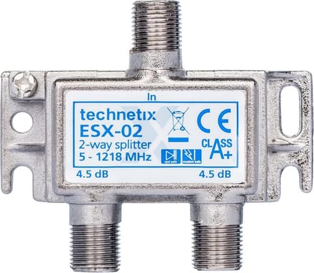 Satelliet Splitter Coax / 5-1218 MHz - 2 Uitgangen