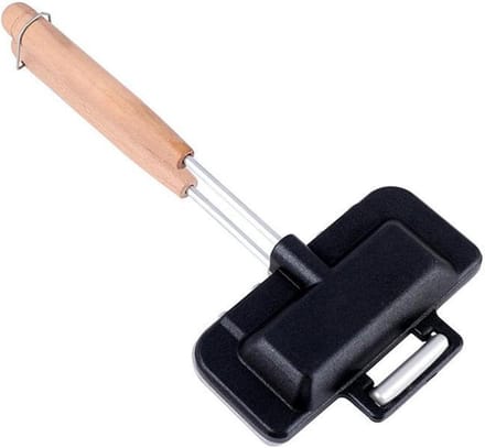 Sandwich Maker - Panini Pers - Ontbijt Maken - Snelle Bereiding - Compact Ontwerp - Zwart