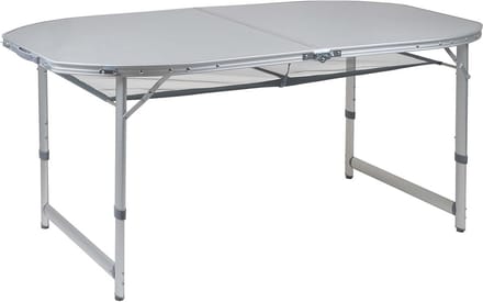 Bo-Camp - Tafel - Premium - Ovaal - Koffermodel - 150x80 cm