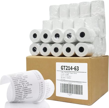 50 Thermisch Papier Rollen voor Betaalterminals