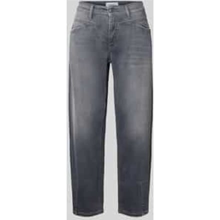 Straight fit jeans met siernaden, model 'Elin'