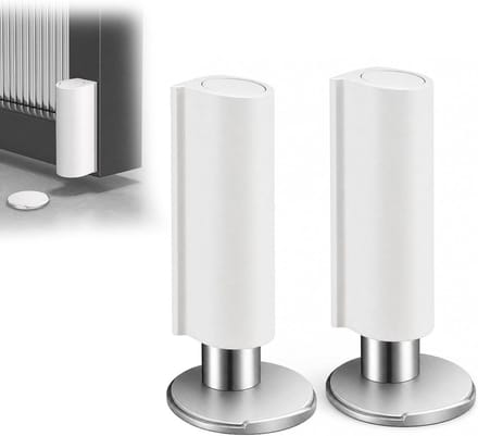 Magnetische Deurstopper - Deurhouder - Deuren Open Houden - Zonder Boren - 2 Stuks - Wit