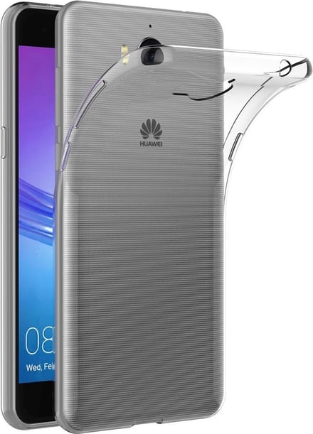 Hoesje voor Huawei Y6 2017 / Y5 2017 / Nova Young backcover Shockproof siliconen Transparant