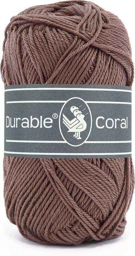 Durable Coral - 2229 chocolate - Gemerceriseerd Katoen Garen