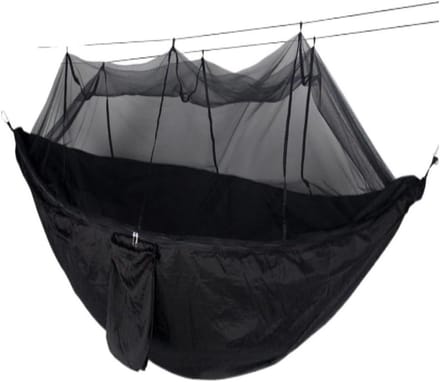 Hangmat met Klamboe - Kampeer Swing - Outdoor Ontspanning - Anti Rollover Ontwerp - Draagbaar - C