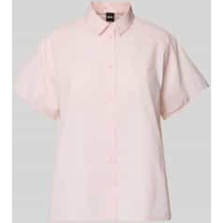 Regular fit blouse met kentkraag, model 'Bixina'