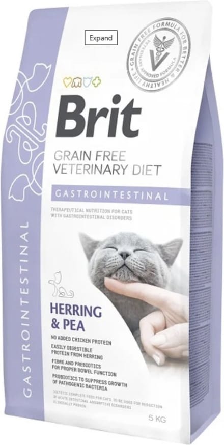 Brit Veterinary Diet Cat - Grain free - Gastrointestinal - 5 kg