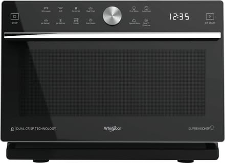 Whirlpool Supreme Chef MWSC 933 SB - Combimagnetron - 33 l - 900 W - Zwart/Zilver