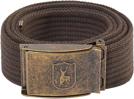 Verstelbare Canvas Riem voor Heren en Dames in Donker Antraciet