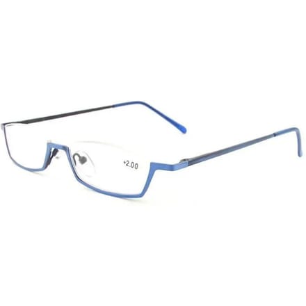 Petites lunettes de lecture à demi-monture pour femmes, charnières à ressort, monture de Prescription, en alliage Oculos 3.5 gray
