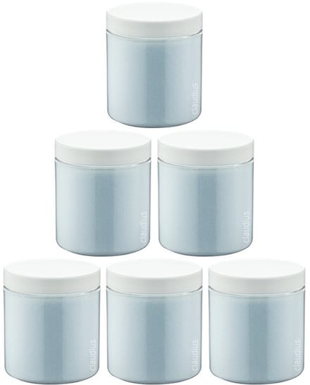 Scrubzout Opium 300 gram - Pot met witte deksel - set van 6 stuks - Hydraterende Lichaamsscrub