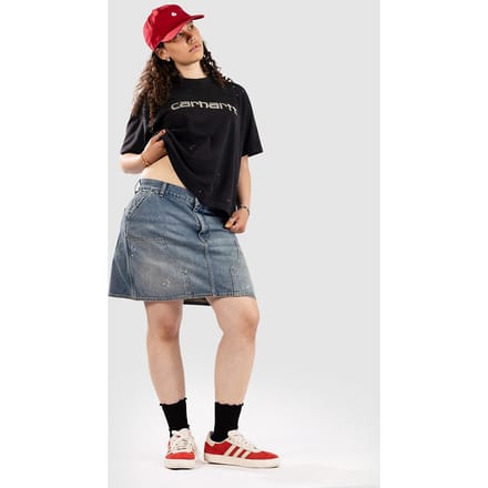 Carhartt WIP Maeve Double Knee Rok blauw