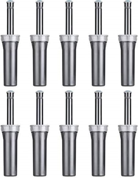 Verzonken Sproeier Set van 10 - 10 cm Stijger, Zwart