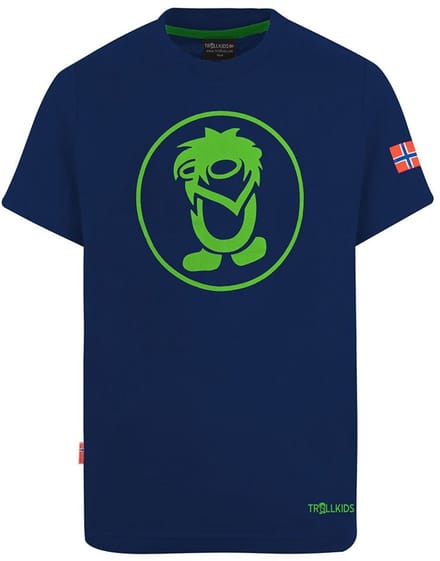 Trollkids Troll T-shirt Met Korte Mouwen Blauw 98 cm Kinderen