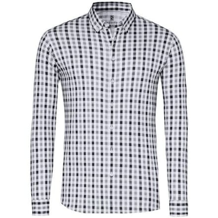Desoto Overhemd Casual Button-Down Multi Check Grijs / male