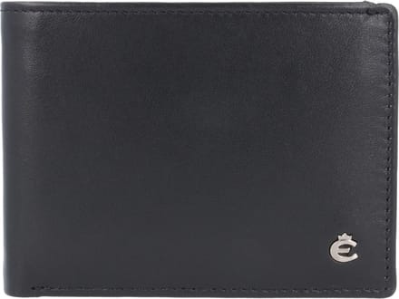 Esquire Harry Portemonnee Leer 10,5 cm - Jongens - Horizontaal - schwarz
