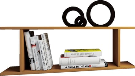 Houten wandplank Hangende plank Boekenplank Wandplank Decoratieve plank Sirola Mini