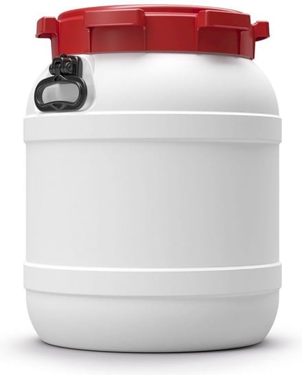55 Liter Voerton Wit - Sterk, Veilig en Veelzijdig
