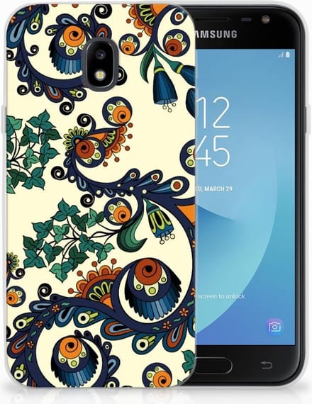 Siliconen Hoesje Samsung Galaxy J3 2017 Barok Flower