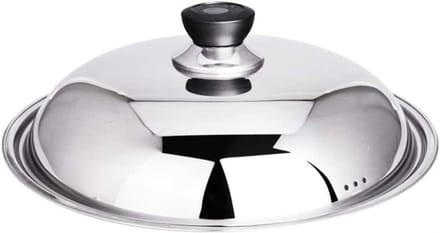 Pan Deksel - Universeel Deksel - Koken op Inductie - Met Stoomopening - 36 cm - Zilver
