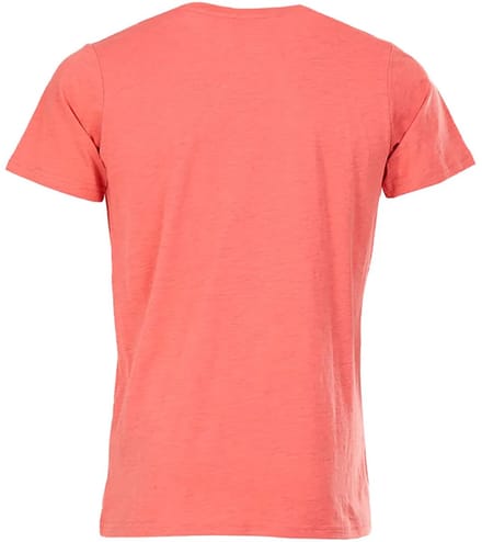 Fundango Jaggyy Structured T-shirt Met Korte Mouwen Rood,Oranje M Man
