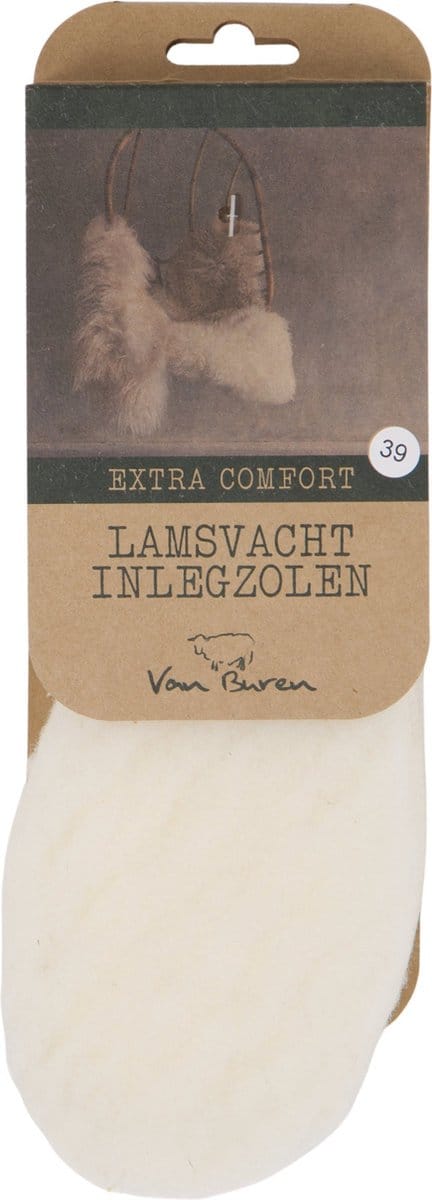 Van Buren sinds 1861 - Lamsvacht inlegzolen - Maat 40/41