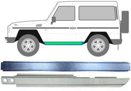 Frontruderamme voor Mercedes G-Class W460 W461 W463 1979-2017 / Links / Set