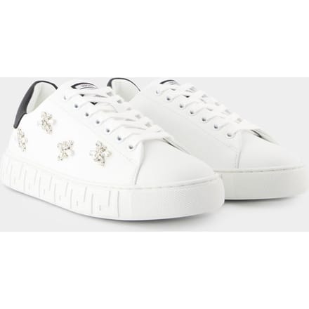 Versace La Greca sneakers - - Stof - Wit
