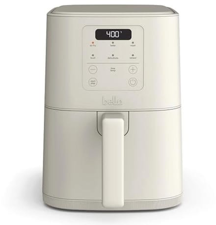4 Liter Airfryer met Keramische Antiaanbaklaag en Instelbare Temperatuur