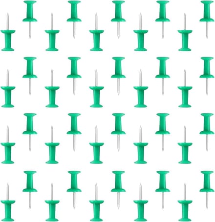 Punaises Kopspijkers - Standaard Pins - Berichten Bevestigen - Herbruikbare Pot - 2000 Stuks - Groen
