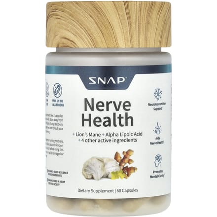 Snap Supplements, Santé du système nerveux, 60 capsules