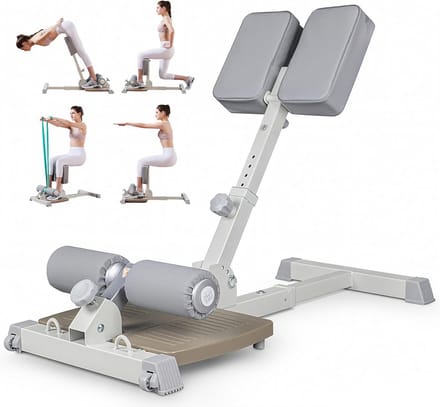 Sissy Squat Bank - Beenmachine Krachtstation - Thuis Trainen - Multifunctioneel Ontwerp - 110x48x84 cm - Beige