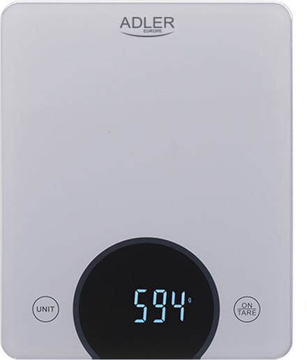 Adler AD 3173S - keukenweegschaal - Grijs - 10 kg