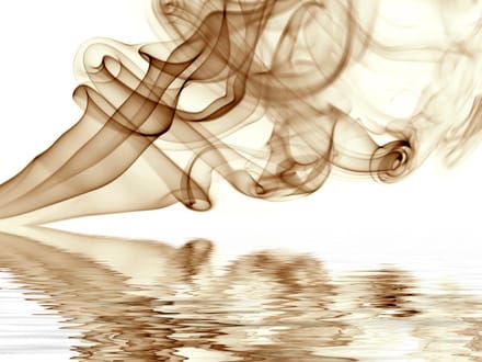 Fotobehang - Smoke curls.