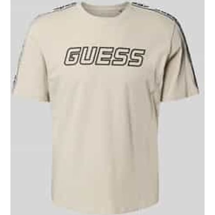 T-shirt met labeldetail