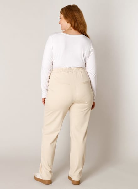 BASE LEVEL CURVY Yoanna Broek - Light Beige - maat X-0(44)